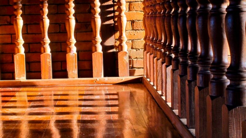 hardwood floor of old home