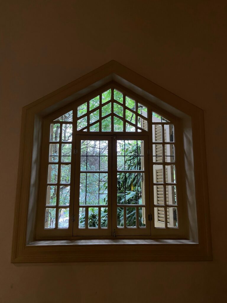 A custom window from inside.