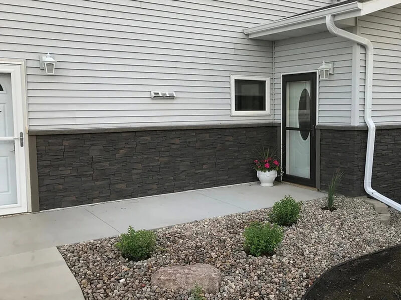 Seamlessly Finish Your Faux Rock Siding with NextStone Sandstone Ledger / Sill Outside Corners