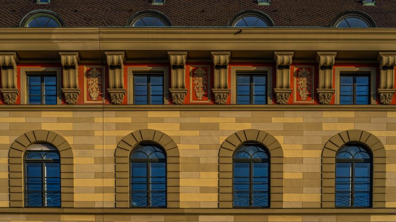 BUILDINGS WITH DIFFERENT WINDOWS