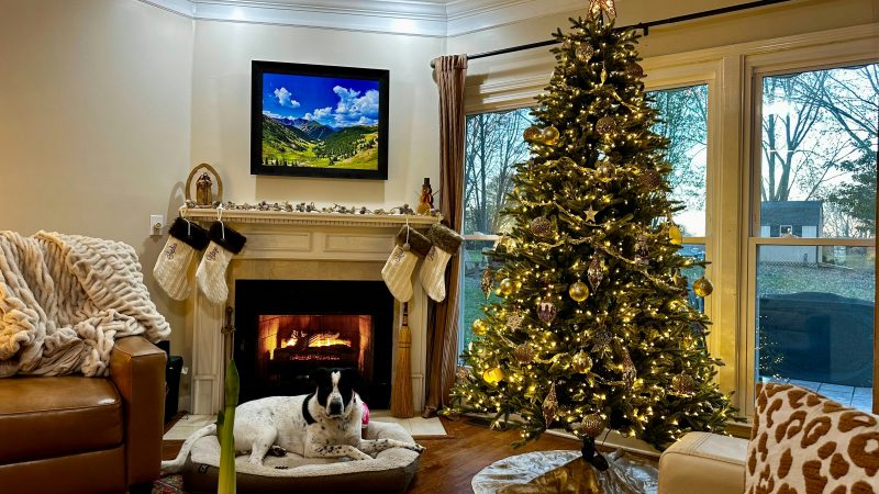Fireplace at home